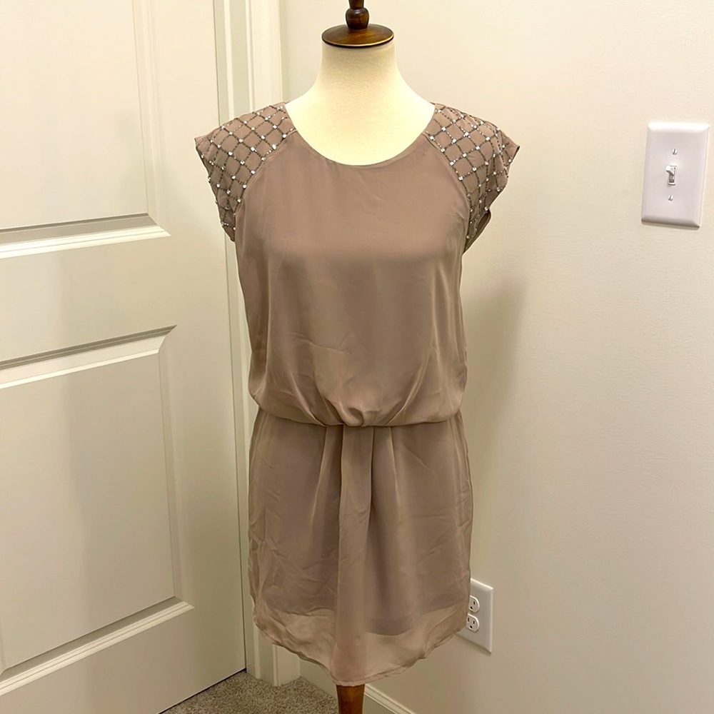 Lovposh Beaded Shoulder Dress
